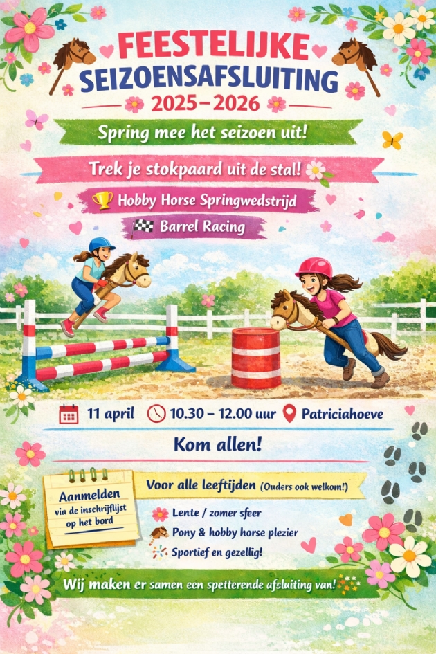 Gezellige afsluiting van seizoen 2025-2026